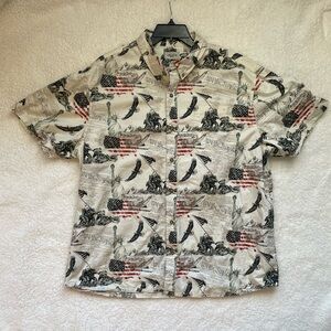 Men's American Legacy We The People Patriotic Shirt Button-down Size 2XL